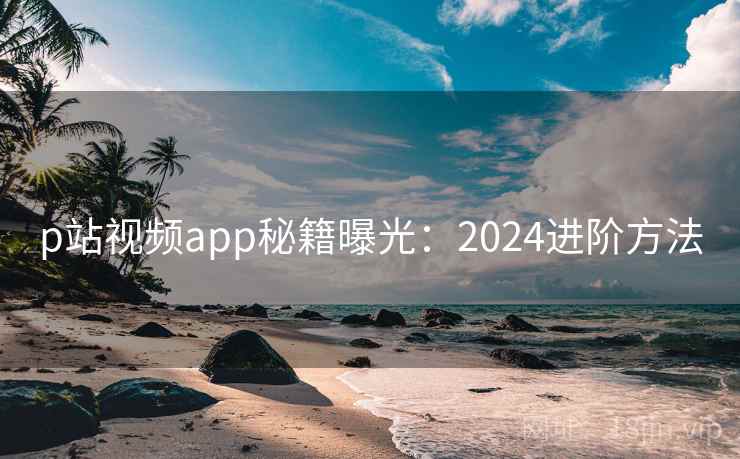 p站视频app秘籍曝光：2024进阶方法