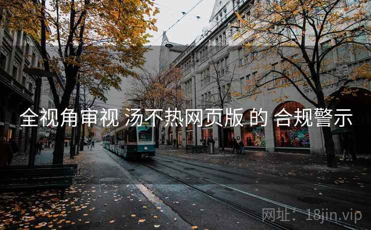 全视角审视 汤不热网页版 的 合规警示