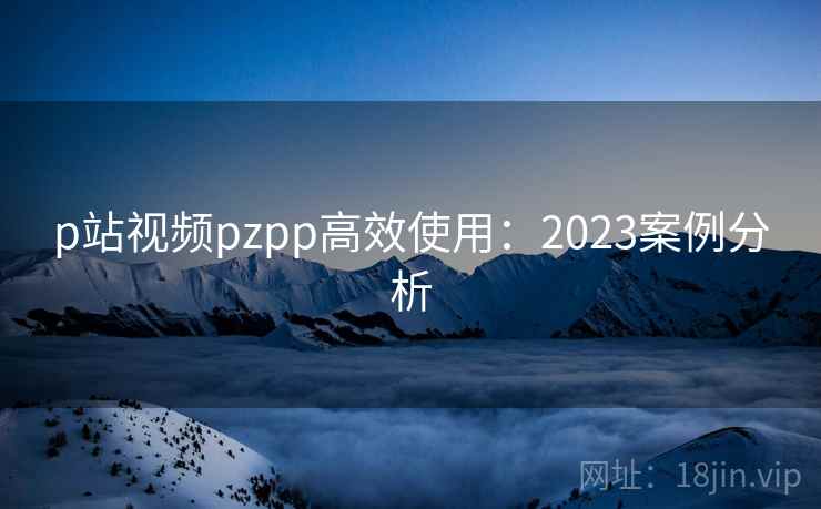 p站视频pzpp高效使用：2023案例分析